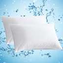 Avolare 2 Pack Pillowcases with Envelope Closure, Summer Pillow Case King Size, Breathable & Machine Washable Pillow Covers for Hot Sleepers, Night Sweats - White (20"x36")