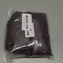 FUANGUI Bar Stool Covers Round Set of 2, Waterproof PU Bar Stool Seat Covers with Elastic Bands,Bar Stool Chair Covers Washable Stool Cushion Slipcover for 16-18 Inch - Coffee