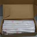 No Drill Curtain Rods for Room Divider, Adjustable Tension Rod 35-100" W x 43-120" H, for Partition Room Dividers,White