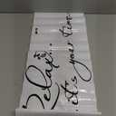 PLIGREAT Relax It's Your Time Quotes Wall Stickers, Peel and Stick Wall Decals, Removable Vinyl Wall Sticker for Bathroom Bathtub Yoga Meditation Room Home Indoor Art Decorations