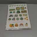 2 x LEKSON St. Patricks Day Leprechaun Trap Kit with Coin Drop Slot, Interactive Leprechaun Trap Box for Kids, How to Catch a Leprechaun Craft, Tabletop Holiday Decoration (Green01)