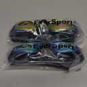 EverSport Swim Goggles Pack of 2 Swimming Goggles Anti Fog for Adult Men Women Youth Kids (Light Orange & Aqua)