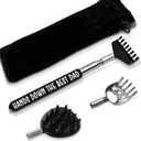 MAMAGIFTREE Christmas Hands Down The Best Dad | Funny & Practical Gifts for Fathers Day, Birthday or Retirement for Dad from Son, Daughter or Wife  Extendable Metal Back Scratcher with Soft Grip