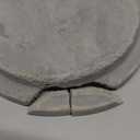 Bloomingville A75500081 Set of 2 Grey Round Decorative Cement Lids Boxes