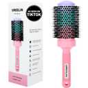 UREELIN Round Brush for Blow Out - 2.1 Inch Large Nano Thermal Ceramic & Ionic with Boar Bristles - Salon Blow Drying Hair Brush for Drying,Volumizing, Curling, Shine & Smooth Styling