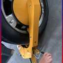 Trailer Wheel Lock 2 Pack Heavy-Duty Adjustable Anti-Theft Trailer Wheel Clamp Locks for Cars, Trucks, SUVs, Camper