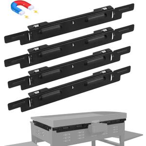JUST RUN Upgraded Wind Guards for Blackstone 36" Griddle, Blackstone Griddle Accessories, Metal Wind Guards with Magnets to Keep Flame