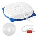 AQUAFLY Pool Cover Pump Siphon, Automatic Above Ground Pool Water Pump, White, Round, Plastic, Siphon Mechanism, Effortless Pool Drainage