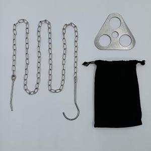 Camping Tripod Board - Camping EssentialsTurn Branches into Campfire Tripod,fire Pit Grill,with Adjustable Chain for Hanging Cookware - Perfect Accessories for Outdoor Cooking