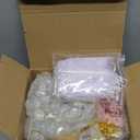 Newtay Holy Water Bottles Catholic Bulk Glass Baptism Favors for Guests Christian Water Container with Cross Organza Bags Bow for Holy Communion Gifts Church Wedding Baptism(Pink, 24 Set)