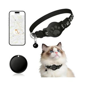 Pet Tracker,GPS Collar for Cats (Android Only) Smart tag,Waterproof Compatible with Google Find My,No Monthly Fee,Advanced Tracking Solution Smart Collar for Pet Safety Ideal Small Large Cats