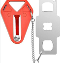 Upgrade Portable Door Lock,Hotel Door Lock Latch for Travel,Security Door Lock for Additional Safety and Privacy,Home Security Defender,Extra Lock for Traveling Home Bedroom Hotel Apartment College