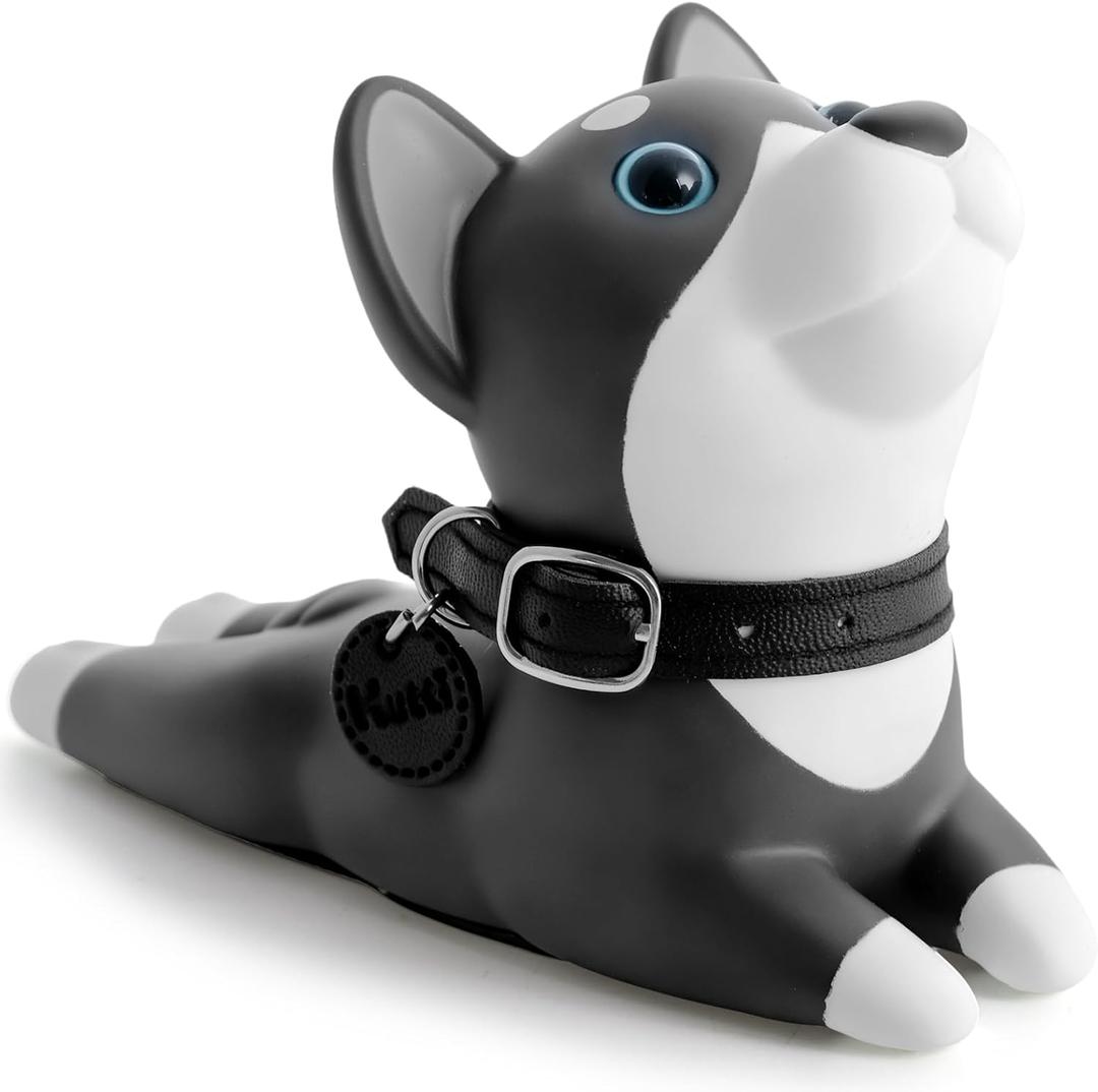 DomeStar Cute Dog Door Stopper, Shiba Inu Door Stop Decorative Animal Doorstop Wedge for Home and Office, Brown