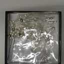 Elegant Pearl Wedding Hair Pins, Bendable Floral Crystal Hair Accessories for Bridal Women, Pack of 3 (Silver)