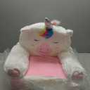 Amazon Basics Children's Plush Toddler Chair for Bedroom, Easy to Clean, Unicorn, Medium, Multicolor