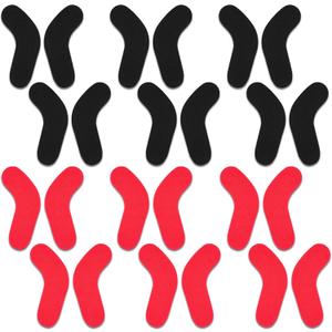 24Pcs Ski & Snowboard Boots Fitting J Bars Self-Adhesive Foam Padding to Reduce Heel Lift & Ankle Blisters While Skiing or Snowboarding, Also Called L-Bar Ski Boots Inserts Pad