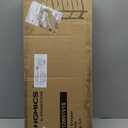 SONGMICS BELLAH Collection - Dresser for Bedroom, Chest of Drawers, Storage Organizer Unit, Closet, Entryway, Steel, 3 Drawers, Modern, Cloud White and Snow White ULGS313W01S