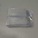 Jnnzzggu 50Pcs Square Mini Plastic Dessert Cups,3.5Oz Clear Plastic Parfait Appetizer Cup for Desserts,Appetizers,Ice Cream