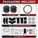 Rear Air Suspension Bags Kit for 2019-2025 Chevy Silverado 1500 Helper Bag Spring Towing 5000 lbs for GMC Sierra 1500 Replaces Air Lift 57288