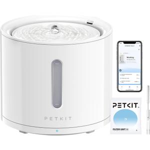 PETKIT EVERSWEET Solo 2 Cat Water Fountain with Pump, Ultra Quiet 70oz/2L Pet Water Fountain for Cats and Dogs Inside, 3 Working Modes, Visualization Window, (App Control) (White)