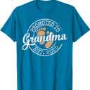 Promoted To Grandma Est 2025 1St Time Grandma To Be Gifts T-Shirt (Small)