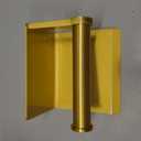 Toilet Paper Holder Toilet Paper Hanger with Mobile Phone Storage Shelf -Wall Mount (4# Golden)