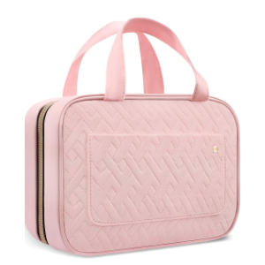 HOTOR Travel Toiletry Bag for Women with Hanging Hook - Portable Cosmetic Case, Toiletry Bag for Traveling Women, Waterproof Travel Essentials, Pink HOTOR Travel Toiletry Bag for Women with Hanging Hook - Portable Cosmetic Case, Toiletry Bag for Traveling Women, Waterproof Travel Essentials, Pink