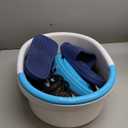 Ionic Foot Bath Detox Machine, Ion Foot Spa Machine for Home Use, Include Detox Foot Bath Soak Tub, Massage Slippers, Heating Waist Belt, 2 Super Ion Arrays, Perfect for Seniors/Parents