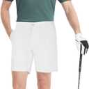 VEBOON Polo Shirts for Men Short Sleeve Athletic Performance Classic Regular Fit Golf Shirts (L)