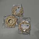 Framendino, 3 Pack Wood Crystal Ball Stands Flower Mini Mandala Sphere Display Stand Lotus Wooden Holders for 30-150mm (Style C)