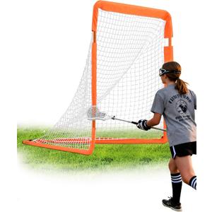 VEVOR Lacrosse Goal, 4' x 4' Portable Lacrosse Net for Small Kids