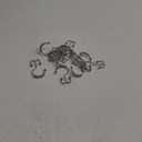 Luvilly 12pcs Shower Curtain Hooks,Shower Curtain Rings,Stainless Steel Shower Rings,Shower Curtain Double Hooks,Double Sided Shower Hooks.(Silver)