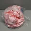 P Pothuiny 3-Piece Set Ruffle Satin Pillowcases & Queen Fitted Sheet, Luxury Blush Pink Satin Fitted Sheet Silky Soft Cute Bedding Bedroom Decor, Wrinkle Free, 15 Inch Deep Pocket