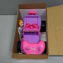 ULOVEME Purple Je ep Remote Control Car for Girls with 5.5" Doll & LED Lights, 2.4GHz Off-Road Trucks, 1:16 Scale Remote-Control Toy Car Holds 2 Dolls (Purple Car)