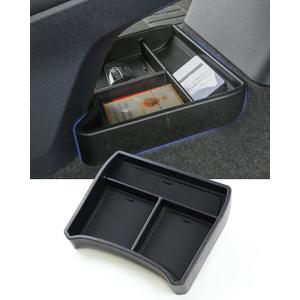 Lower Center Console Organizer for VW ID4 2023 2024 2025 Accessories, Lower Center Console Tray ID.4 Underseat Armrest Storage Box Coin Holder, Black