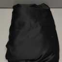 RYB HOME Room Divider Curtains with Flexible Silent Track Wall/Ceiling Mount, Sliding Door Drapes Blackout, Floor to Ceiling Curtains with Hooks for Bedroom/Living Room, Black, W100 x L96, 1 Panel