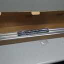 Ivilon Window Curtain Rod End Cap - 1 inch Pole. 120 to 240 Inch. Satin Nickel