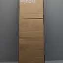 PVC Slide-On Door Bottom | Adjustable Plastic Weatherstrip Door Bottom with Drip Cap | 3 Feet (36-Inch) | for 1 3/ 4” Doors | Brown | Fits Gaps 3/ 8” to 7/ 8” | Made in The USA