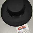 Nicky Bigs Novelties Morph Amish Hat, Bolero Hat, Flat Brim Cowboy Hats, Matador Costume Hats For Men, Adjustable Size 55 - 60 cm (21.6 - 23.6 inches)