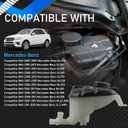 Engine Radiator Coolant Overflow Reservoir Tank With Sensor & Cap Compatible With 2006-2015 Mercedes-Benz GL320 GL350 GL450 GL500 GL550 ML350 ML450 ML500 ML550 Replaces 1645000049 603-256
