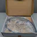 Half Moon Light for Lash Tech, Flexible Lash Lamp with Phone Holder for Eyelash Nail Art Tattoos Skincare, LED Floor Lamp Esthetician Light with 5 Color Temperatures & Brightness Setting (Black)