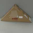 Flag Display Case for 9.5'x5' American Veteran Burial Flag with HD Tempered Glass, Wall Mounted Memorial Flag Holders for Folded Funeral Flag Wooden Triangle Flag Frame Shadow Box, Mahogany