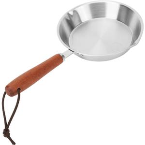 Mini Stainless Steel Frying Pan, 6in/16cm Skillet Non Stick Egg Pan Gas Cooktops Induction Cooking Pan