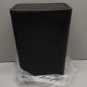 TIPGO Bathroom Trash Can with Lid, 10 Liter/ 2.6 Gallon Slim Garbage Can, Small Trash Bin Waste Basket with Pop-Up Lid for Kitchen, Bedroom, Living Room, Office (Black)