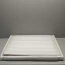 Syndra Rectangular Mirror with Frame Rustic 20x28 Wall Mounted Rustic Vanity Mirror with Large Wood Frame Farmhouse Bathroom Mirror, for Bedroom, Living Room, Entryway Wall Decor(Natural)