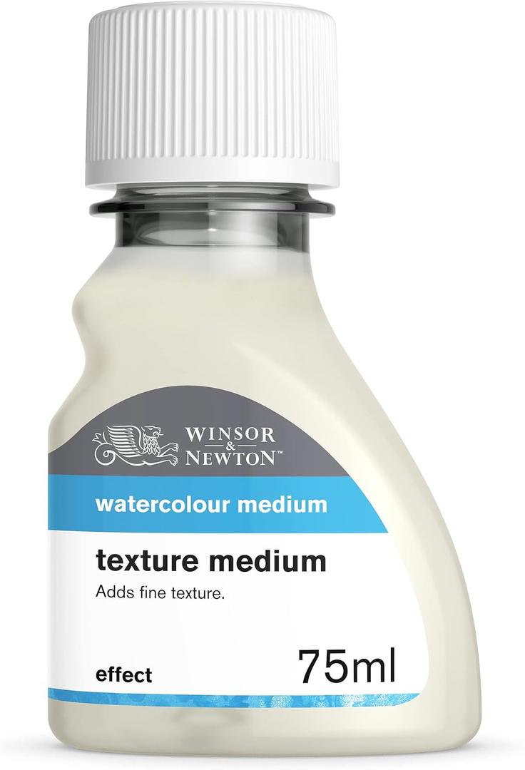 Winsor & Newton Watercolor Medium, Texture Medium, 75ml (2.5-oz) bottle
