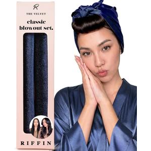 Classic Velvet Heatless Hair Curler Curling Rod Set - Soft Jumbo Large Flexi Rods Hair Rollers Curlers to Sleep In for Women, No Heat Heatless Curls Overnight Rods for Long Hair Volume Look
