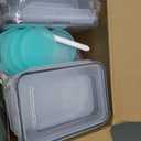 40 Piece Food Storage Containers with Lids(20 Containers & 20 Lids), BPA-Free Plastic Food Containers for Kitchen Storage and Organization, Leak Proof Meal Prep Container, Includes Labels & Pen