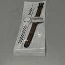 Waterproof Bracelet Compatible with AirTag for Kids (2 Pack), Protective Case GPS Tracker Holder for Child with Full Coverage Hidden Design, Soft Silicone Anti-Lost Wristband Cover for Toddler WBGO (White Black+Dark Grey Orange)