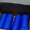 3/4" x 25' Dock Lines 4 Pack, Boat Dock Lines Double Braided Mooring Ropes with Pre-Spliced 15" Loop, Boat Rope Marine Rope High Strength for Docking Tie Down (Lake Blue)